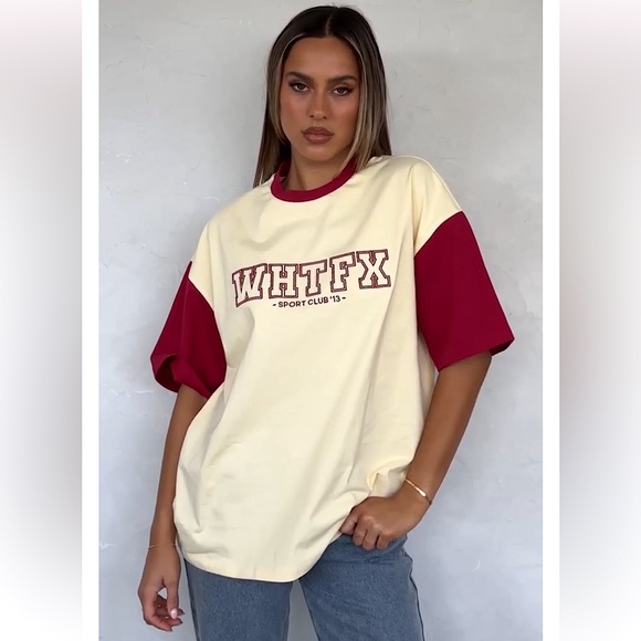 ‼️SOLD‼️ NWT Fearlessly Flying Oversized Tee | Size XS/S - Picture 5 of 5